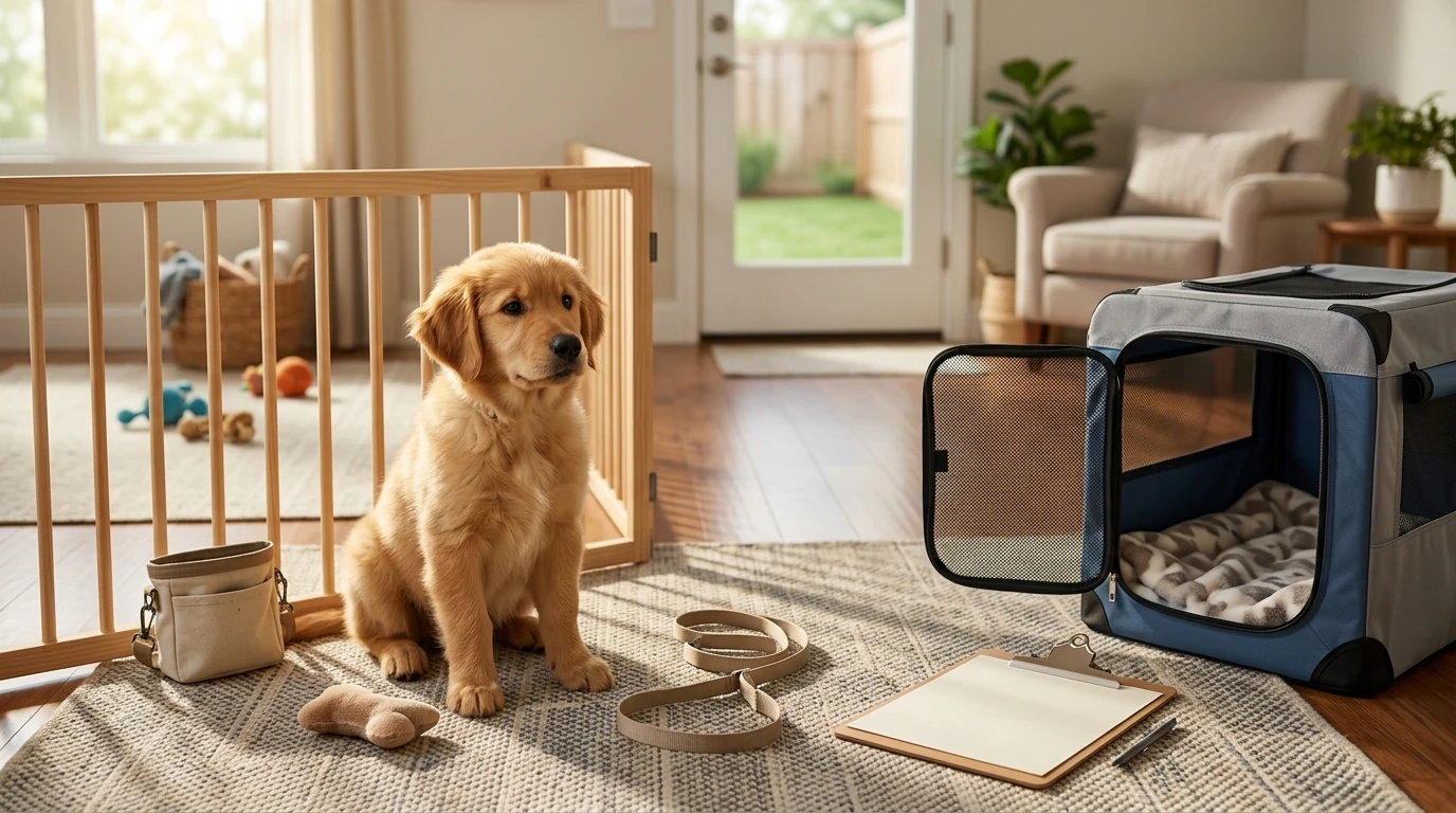 4-Week Puppy Training Plan: Potty, Commands & Socializing