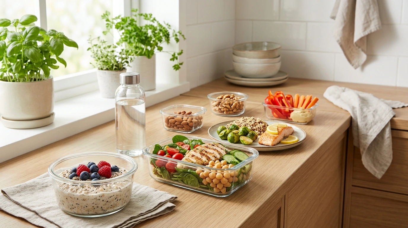 Healthy Daily Diet Plan: Simple Meals, Targets & Snacks